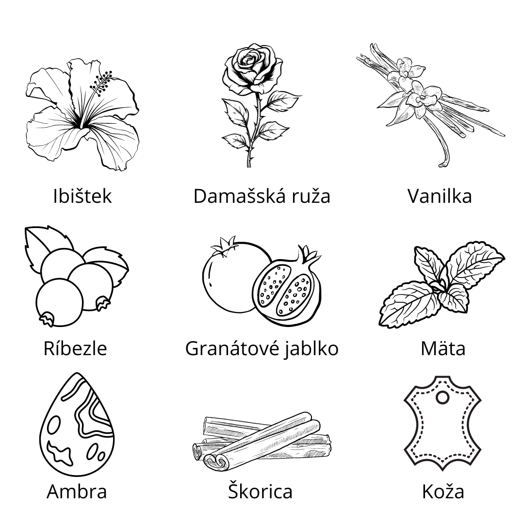 Maison Crivelli - Hibiscus Mahajád vzorka